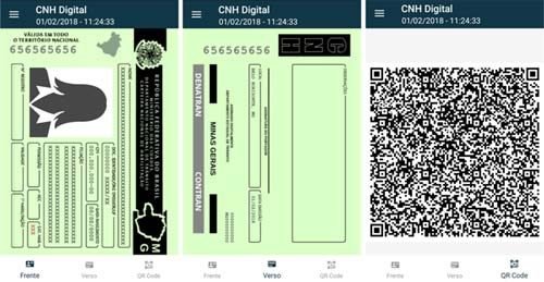 Imagem ilustrativa da CNH digital